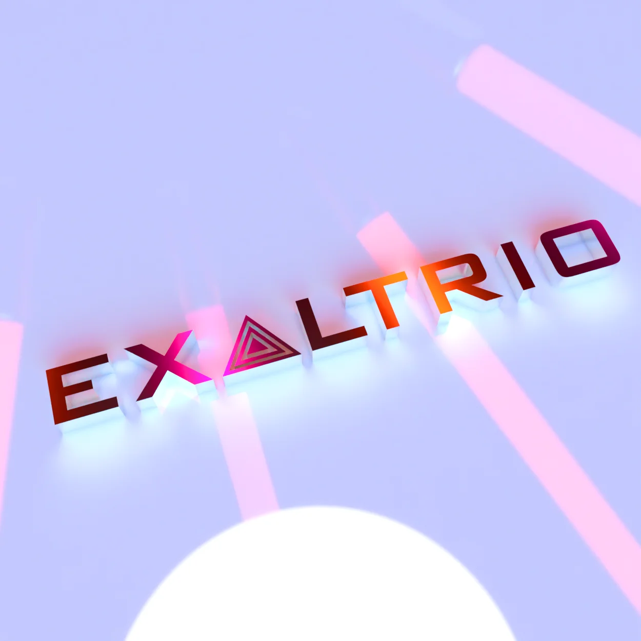 Dimensional 3D brand render